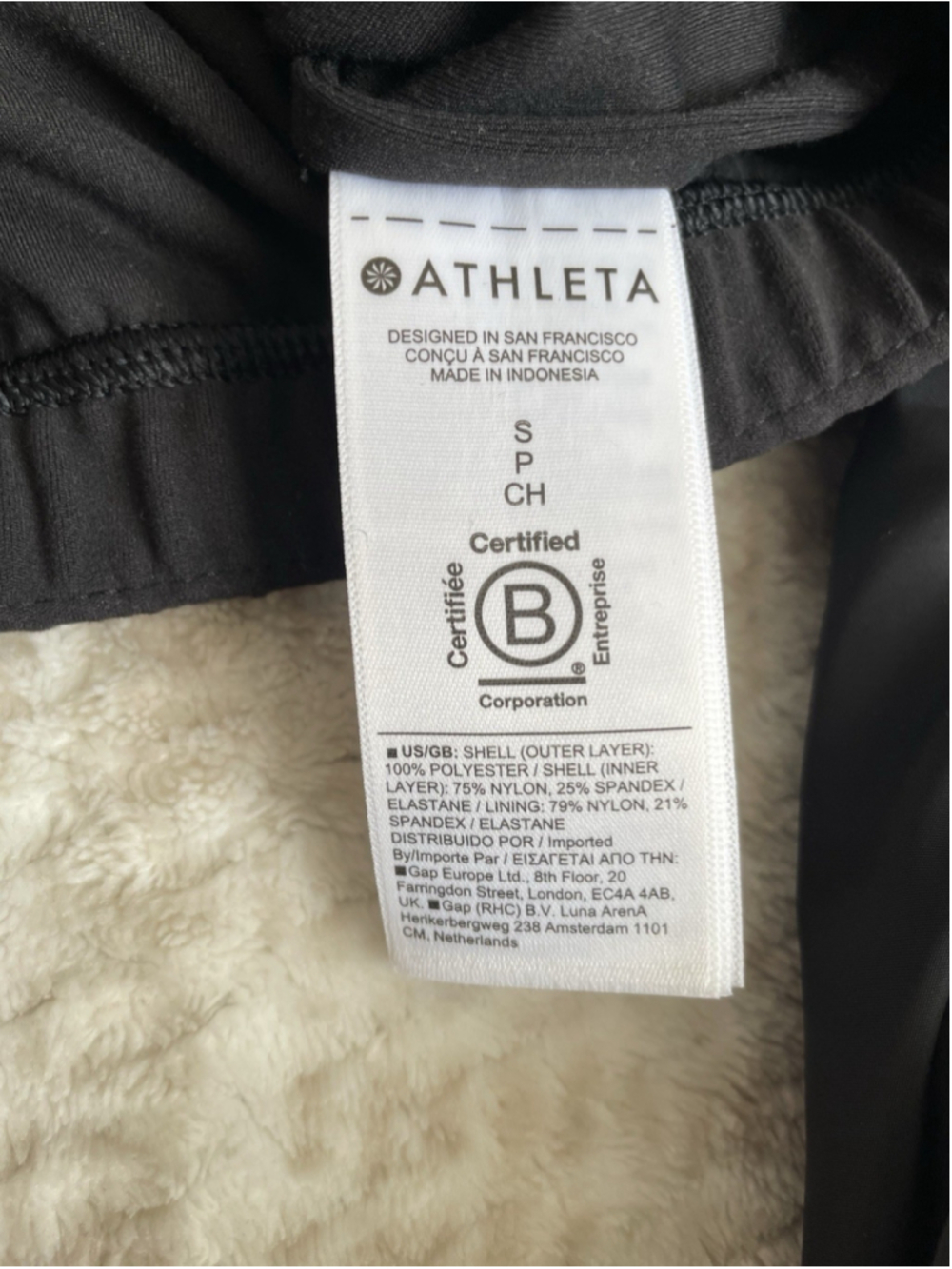 NWT ATHLETA Wayfarer Bomber Jacket Women's Size Small Black Full Zip - Picture 10 of 14